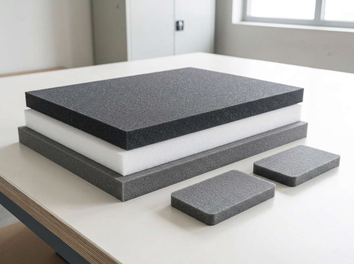 Foam sheets and converted shapes (representative image)