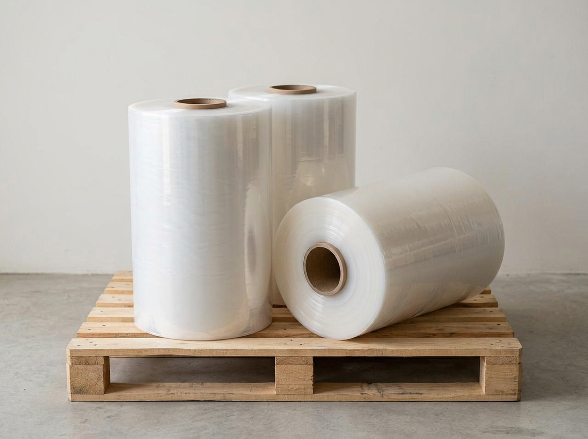 Polyethylene film rolls (representative image)